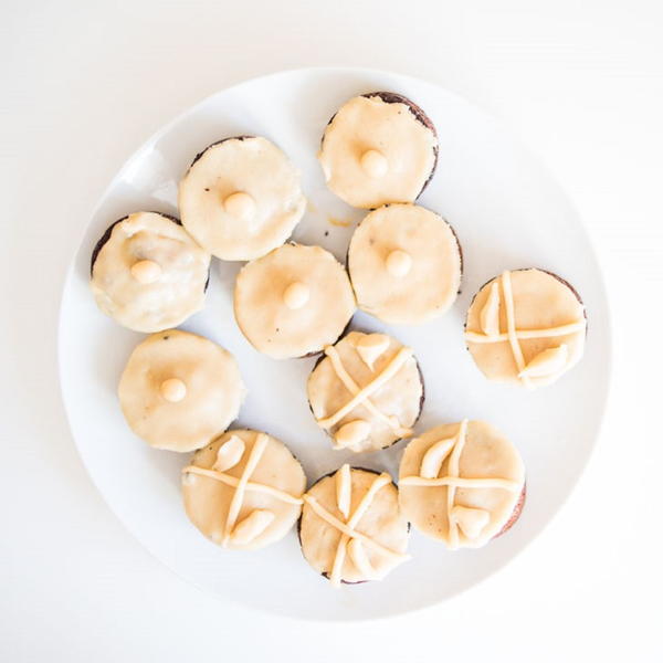 Paleo Carrot Cake Cupcakes Recipe with Coconut Butter Frosting