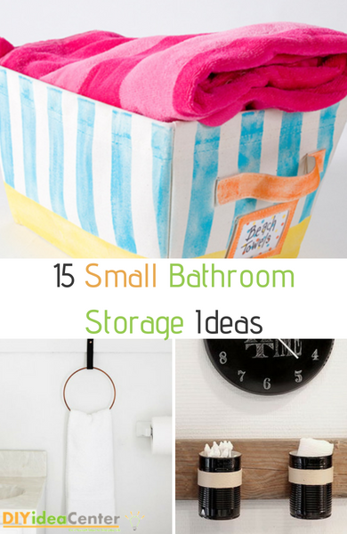 15 Small Bathroom Storage Ideas