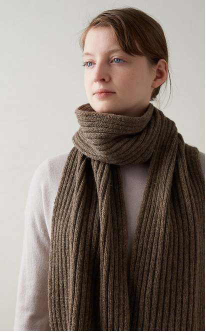 Lovely Ribbed Scarf