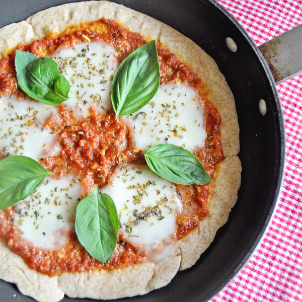 Homemade Stove Top Pizza