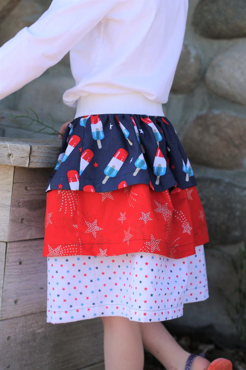 3 Tiered Ruffle Skirt