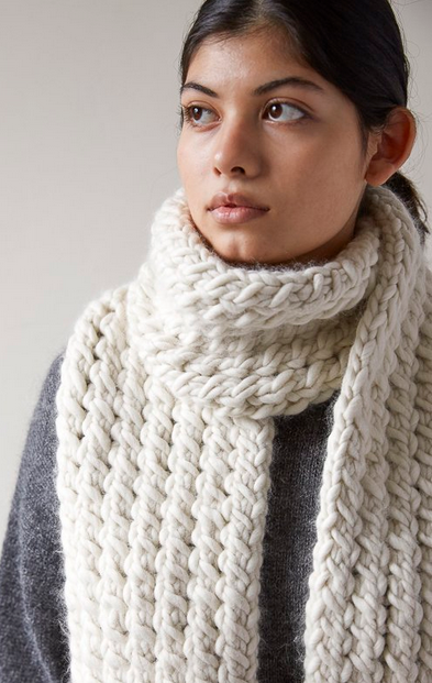 Snow Tracks Scarf