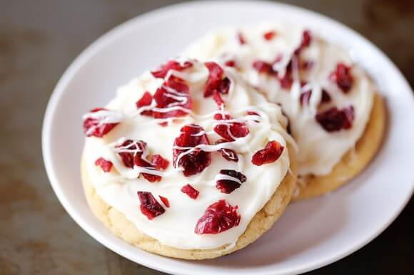 White Chocolate Cranberry Bliss Cookies