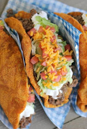Homemade Doritos Locos Taco from Taco Bell