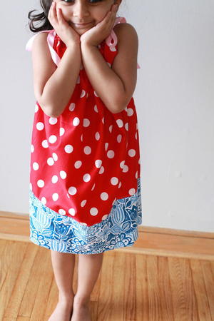 Girl’s Ribbon Pillowcase Dress Tutorial