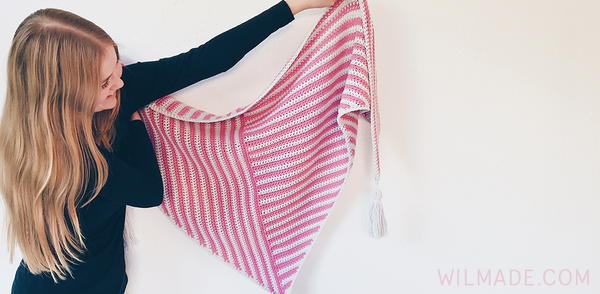 Stripe Me Shawl