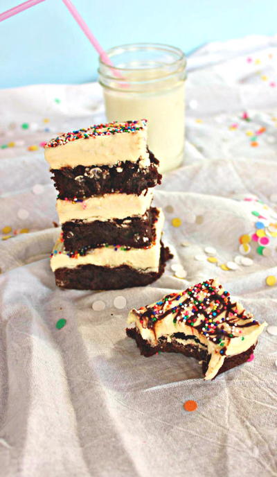 Easy Homemade Buttercream Brownies