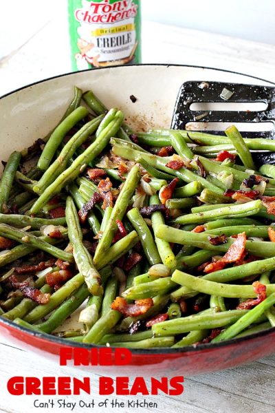 4-Ingredient Bacon Fried Green Beans