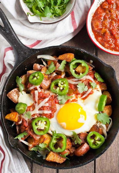 Texas Huevos Rancheros Skillet