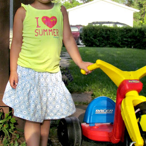 Back to School Skirt for Girls