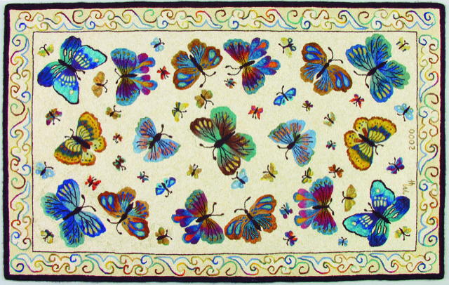 Chinese Butterflies | rughookingmagazine.com