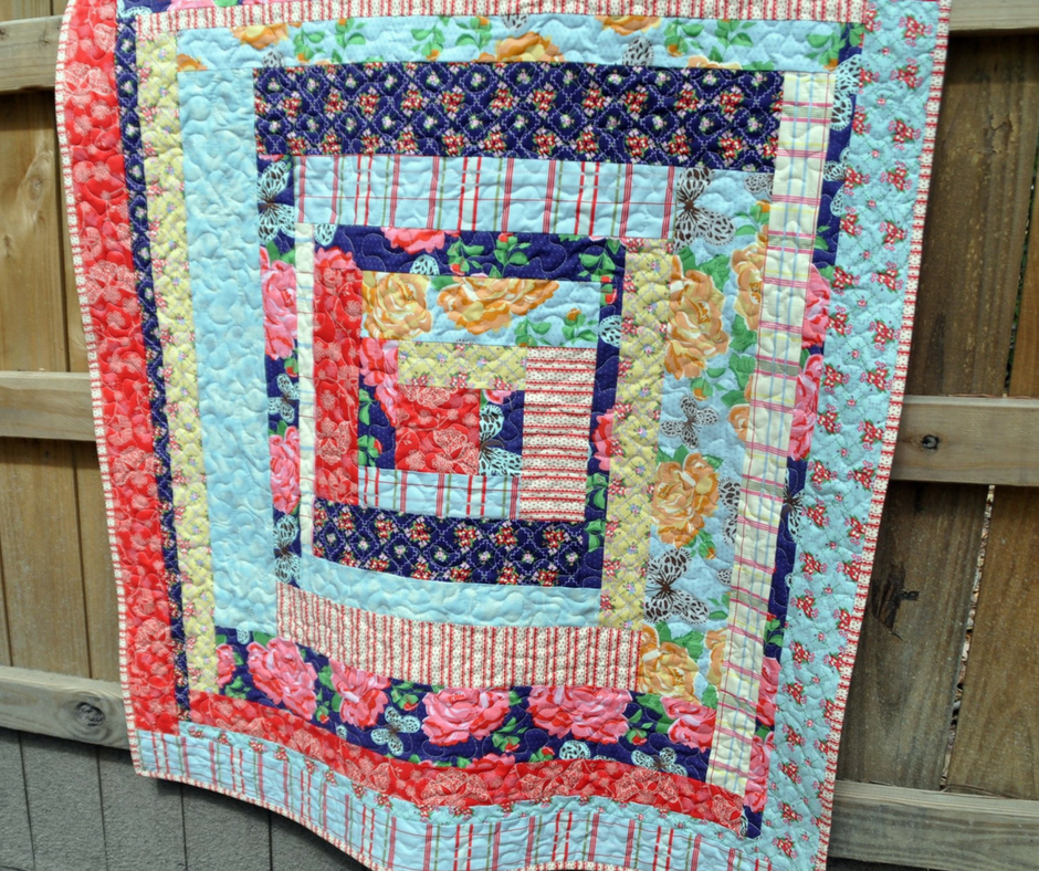 Log Cabin Quilt Cabin Log Quilt Pattern Quilted Center Cabins Barb ...