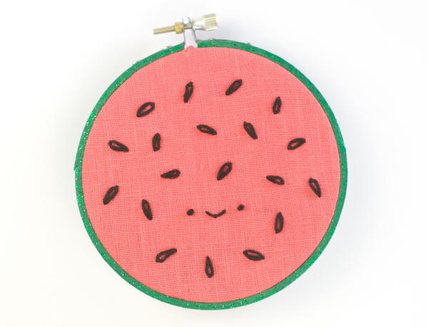 Free Watermelon Embroidery Pattern