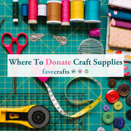 Where to Donate Craft Supplies