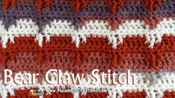 Bear Claw Crochet Stitch