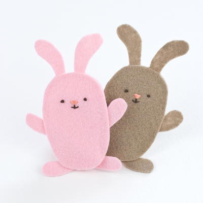 Bouncing Bunny Finger Puppet Pattern