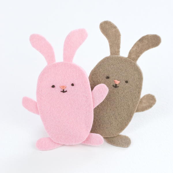 Bouncing Bunny Finger Puppet Pattern | AllFreeSewing.com bouncing-bunny-finger-puppet-pattern-allfreesewing-com