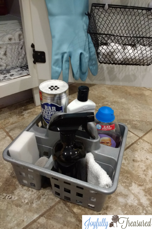 Under the Sink Organization From the Dollar Store