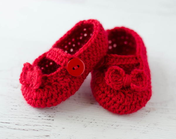 Mary Jane Crochet Booties