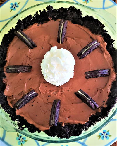 Chocolate Pie with an Oreo Crust