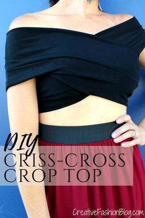 How to Sew An Easy DIY Summer Crop Top
