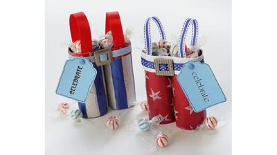 Cheap Patriotic 4th of July Party Favors Made with Recycled Material