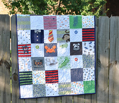 Modern Baby Onesie Quilt Pattern Allfreesewing Com