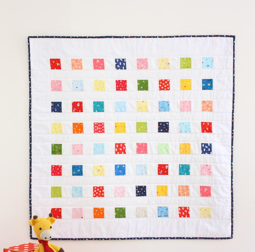 Crayon Box Baby Quilt