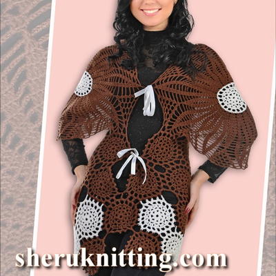 Crochet Tunic With Round Motif