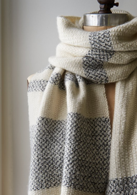 Peppered Stripes Scarf
