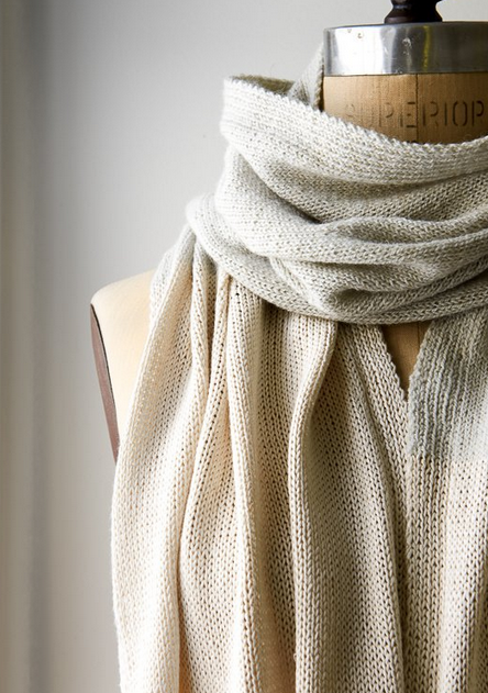 Shiny Silk and Soft Matte Scarf