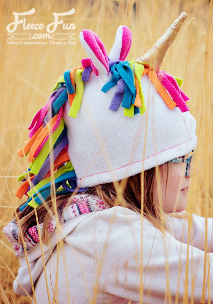 Fleece Unicorn Hood main image 1