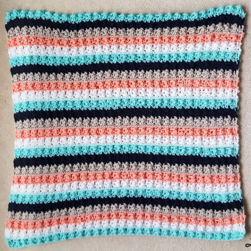 Ever So Striped Super Easy Crochet Baby Blanket