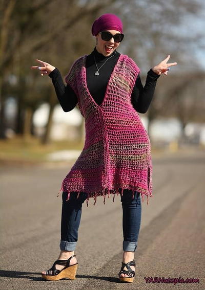 All Year Round Crochet Poncho