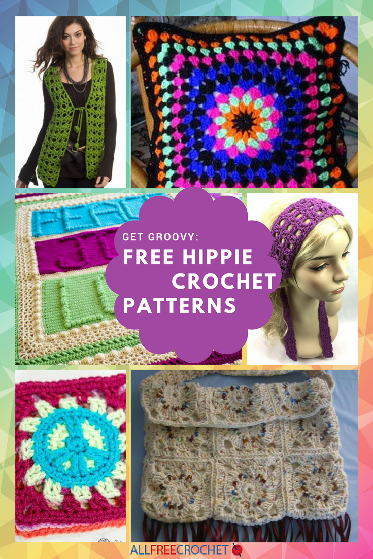 Get Groovy 29+ Free Hippie Crochet Patterns