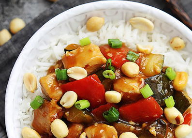 Saucy Slow Cooker Kung Pao Chicken