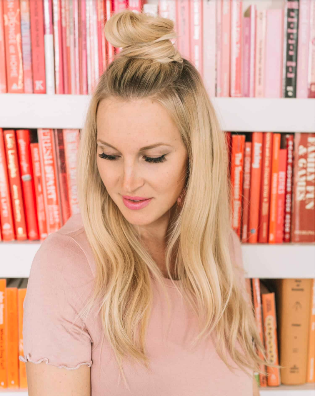 Messy Top Knot Bun Tutorial