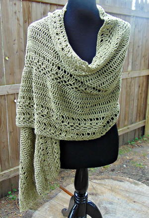 Crochet Wrap Shawl | AllFreeCrochet.com