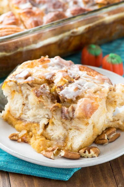 Pumpkin French Toast Bread Pudding