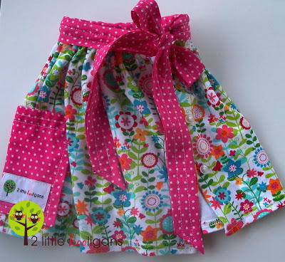 Upcycled Toddler Half Apron Tutorial
