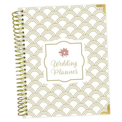 Bloom Gold Scallop Wedding Planner