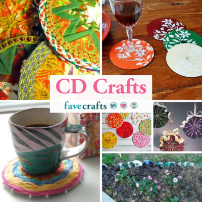 crafts from waste cds