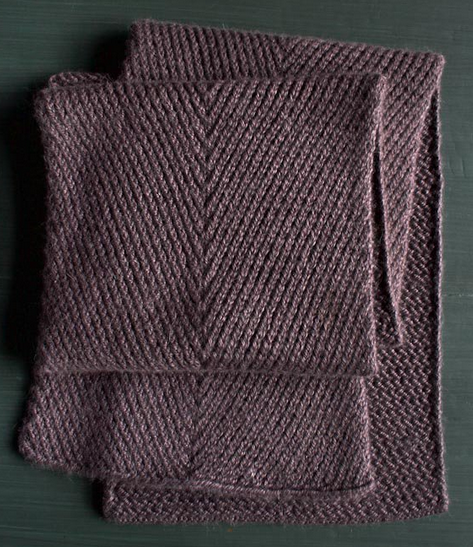 Diagonal Twist Scarf