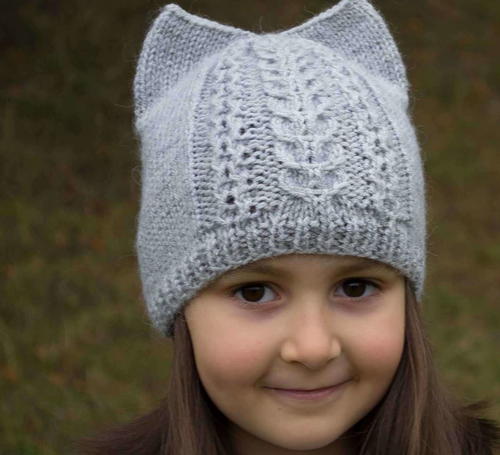 Kitty Ear Kids Hat Pattern