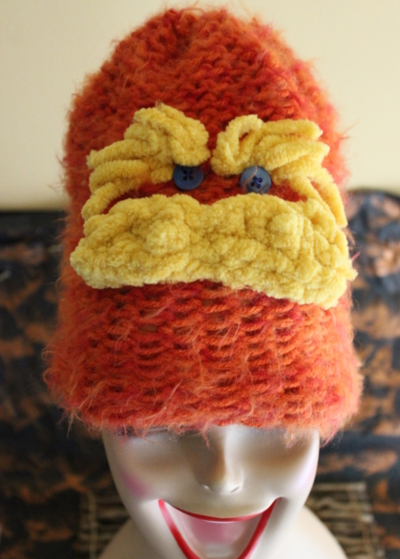 Lorax Loom Knitted Hat