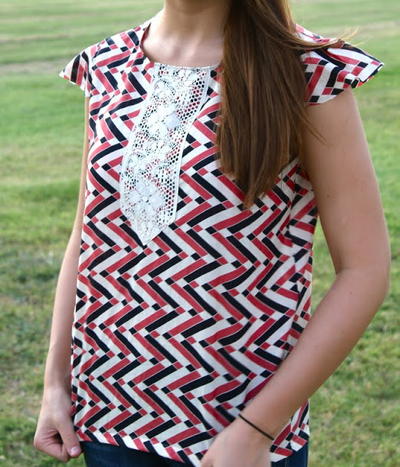 Cap Sleeve Blouse | AllFreeSewing.com