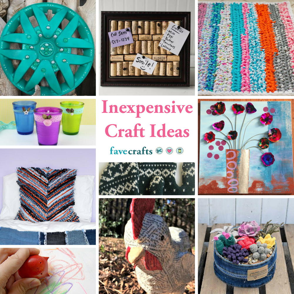 39 Inexpensive Craft Ideas: Crafting on a Budget | FaveCrafts.com