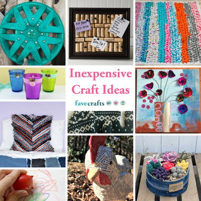 Crafting on a Budget: 39 Inexpensive Craft Ideas