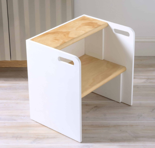 Two-in-One Step Stool Chair