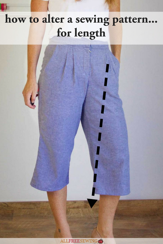 How to Alter a Sewing Pattern | AllFreeSewing.com